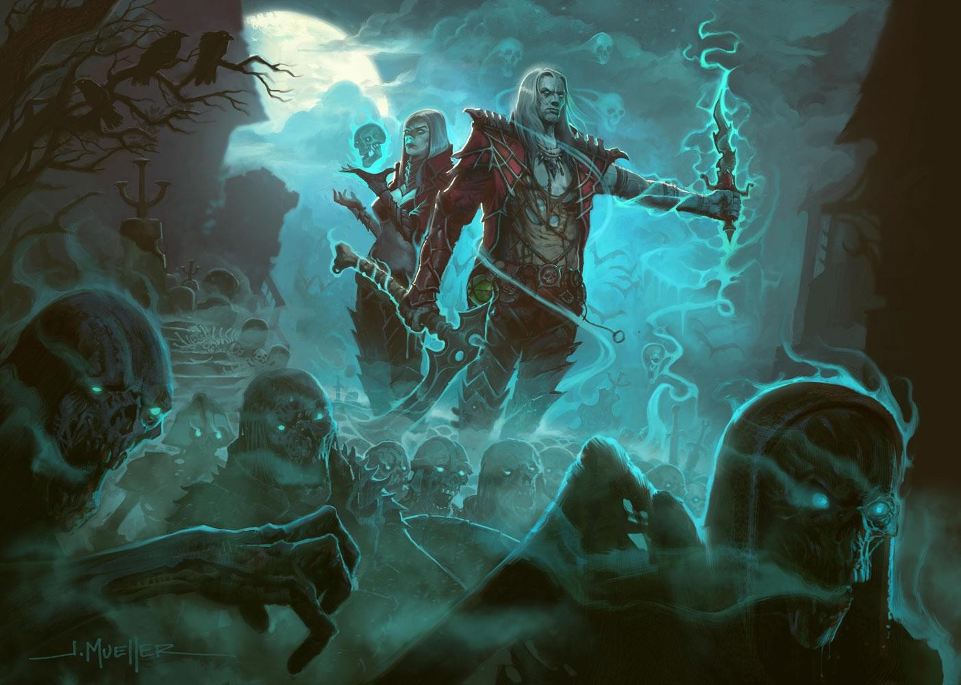 Diablo 3 - геймплейный ролик за Некроманта